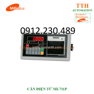 Đầu cân điện tử migun mi711p tich hợp máy in nhiệt