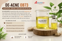 De-acne ob73 - hoạt chất kháng khuẩn thế hệ mới dành cho công thức chăm sóc da mụn