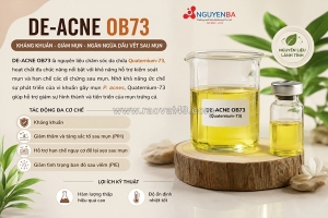 De-acne ob73 - hoạt chất kháng khuẩn thế hệ mới dành cho công thức chăm sóc da mụn