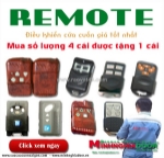 Dịch vụ làm thêm điều khiển cửa cuốn sao chép remote cửa cuốn chất lượng cao gía thành rẻ