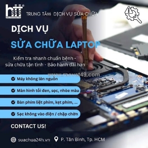 Dịch vụ sửa chữa, thay thế linh kiện laptop