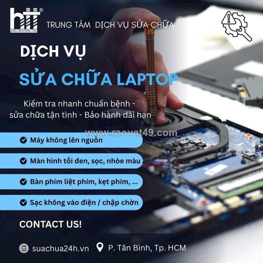 Dịch vụ sửa chữa, thay thế linh kiện laptop