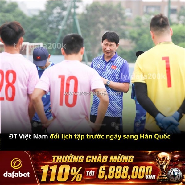 Đt việt nam bất ngờ đổi lịch tập trước giờ sang hàn quốc!