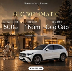Duy nhất 01 suất ưu đãi mercedes glc 300 4matic 2025 – tiết kiệm đến 500 triệu!