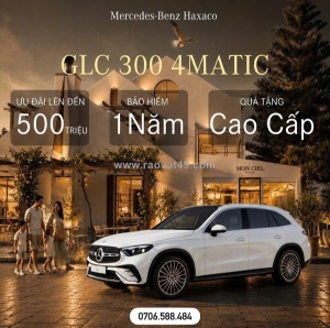 Duy nhất 01 suất ưu đãi mercedes glc 300 4matic 2025 – tiết kiệm đến 500 triệu!