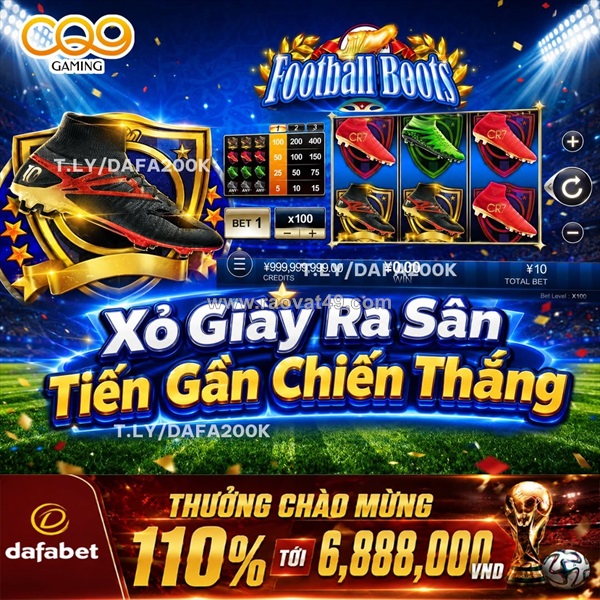 Football boots đã có mặt tại dafabet!