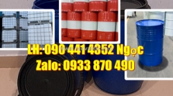 Giảm giá thêm 5% thùng phuy sắt 220 lít đựng hóa chất loại nắp kín, miễn phí vận chuyển