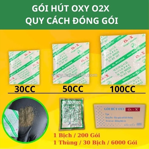 Gói hút oxy có thay thế chất bảo quản không?