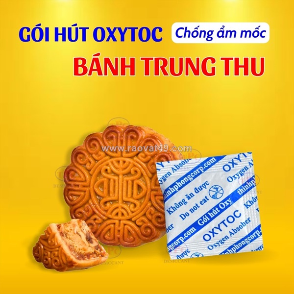 Gói hút oxy oxytoc bảo quản bánh trung thu hiệu quả nha