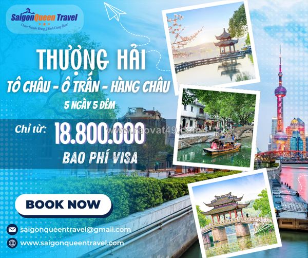 Hành trình thượng hải – tô châu – ô trấn – hàng châu có gì hấp dẫn?
