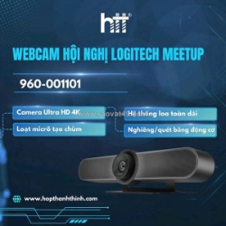 Họp trực tuyến chuyên nghiệp – tất cả trong một với logitech meetup (p/n: 960-001101)