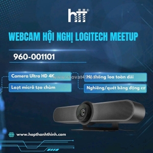 Họp trực tuyến chuyên nghiệp – tất cả trong một với logitech meetup (p/n: 960-001101)
