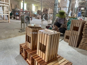 Hộp xông hương liệu gỗ pơ mu giá rẻ tại gia viễn, ninh bình