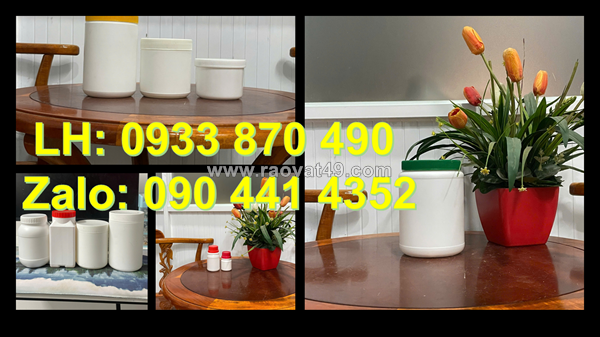 Hủ nhựa 1 ký đựng trà, hủ nhựa 500g đựng kẹo, hủ nhựa 250g đựng thuốc tây