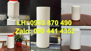 Hủ nhựa 2 ký đựng hóa chất, hủ nhựa 1 ký 5 đựng hạt dưa, hủ nhựa 500g đựng sữa chua