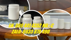 Hủ nhựa 50g đựng chất lỏng, hộp nhựa 100g đựng kẹo, hủ nhựa 250g đựng viên sủi vitamin