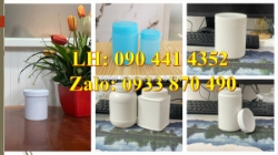 Hủ nhựa đựng bột gia vị 50g, lọ nhựa 100ml đựng dầu mỡ, hủ nhựa 250g đựng thực phẩm dạng rắn