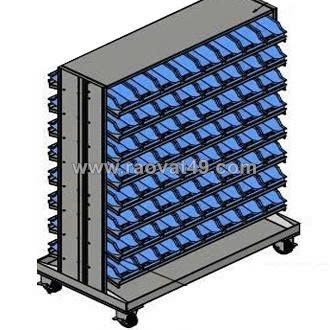 Kệ để khay nhưa kt: 1130wx600dx1503hmm
