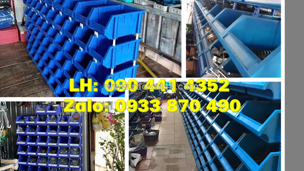 Kệ nhựa đựng phụ tùng phân loại, khay nhựa đựng dụng cụ màu vàng, khay nhựa a6 màu đỏ