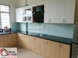 Lắp cửa kính cường lực mở lùa cho biệt thự vinhomes cổ loa