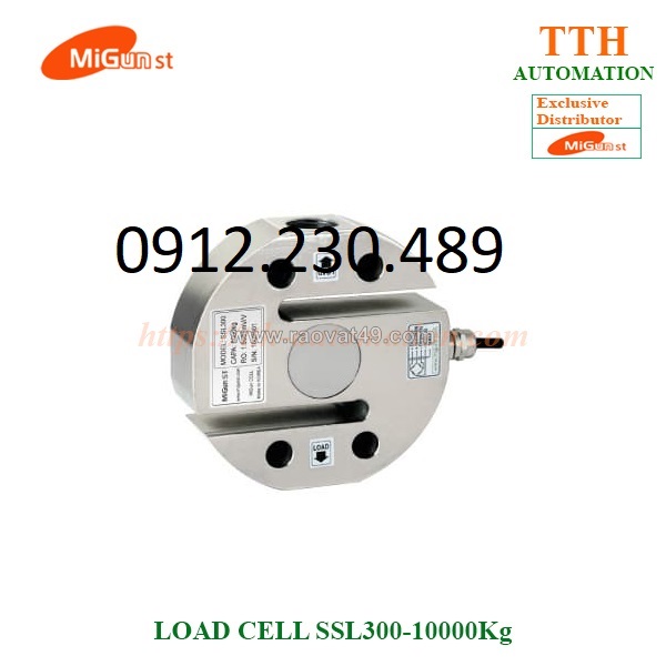 Load cell cảm biến trọng lượng migun ssl300-10tf độ ổn định cao, chi phí hợp lý