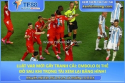 Luật var mới gây tranh cãi: embolo bị thẻ đỏ sau khi trọng tài xem lại băng hình!