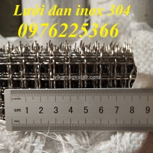Lưới đan inox ô 10x10 sợi 1.5mm