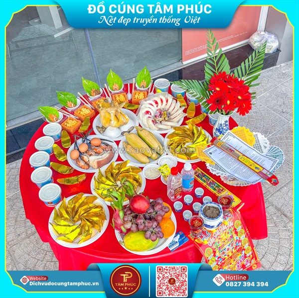 Mâm cúng khai trương – khởi đầu thuận lợi
