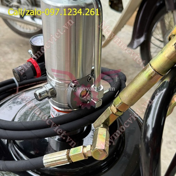 Máy bơm mỡ khí nén 35l kumisai kms35s