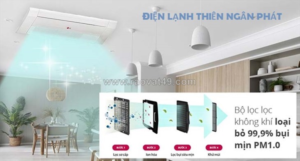 Máy lạnh âm trần lg ztnq24gtla0 - inverter