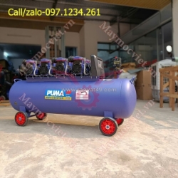 Máy nén khí không dầu giảm âm 150l puma 5.5hp