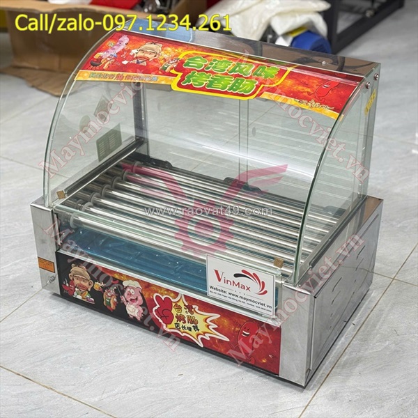 Máy nướng xúc xích 7 thanh kính lùa vmk07 giá rẻ
