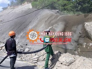 Máy phun bê tông hầm taluy phụ kiện sẵn
