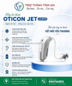 Máy trợ thính oticon jet minirite tại thanh hóa