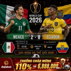 Mexico thắng thuyết phục ecuador 2-0, hiên ngang vào vòng 16 đội