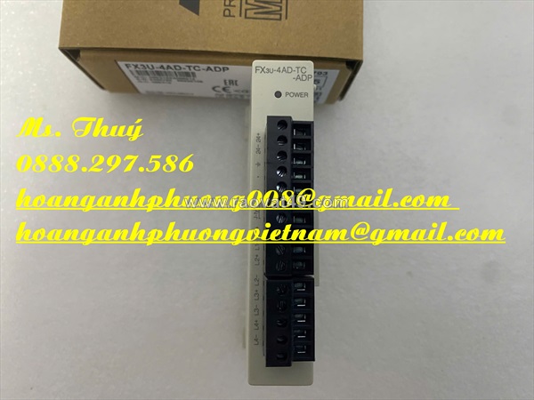 Mitsubishi fx3u-4ad-tc-adp - mô đun giá tốt - bình dương