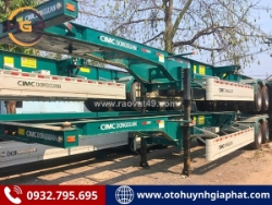 Mooc xương cimc dongguan 3 trục 40 feet, giải pháp tối ưu cho vận tải container