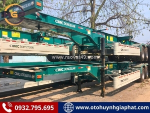 Mooc xương cimc dongguan 3 trục 40 feet, giải pháp tối ưu cho vận tải container