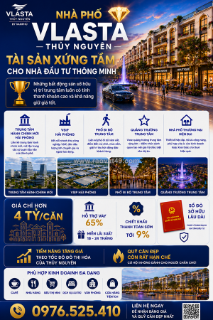 Nhà phố vừa ở vừa kinh doanh tại hải phòng – giá chỉ hơn 4x tỷ/căn