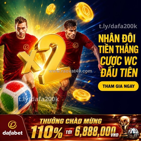 Nhân đôi cược thắng – world cup 2026