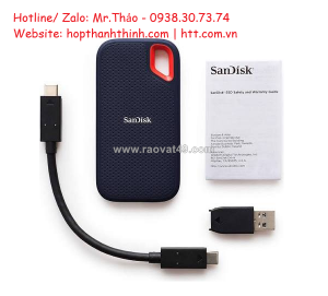 Ổ cứng di động ssd sandisk extreme portable e61 1tb – chính hãng, siêu bền siêu tốc