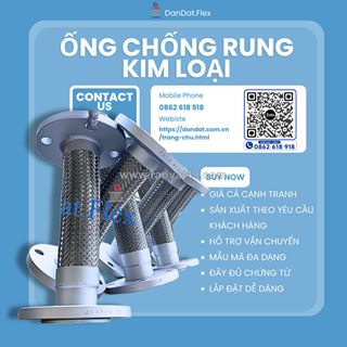 Ống mềm chịu áp lực, ống chống rung kim loại, ống nối mềm kim loại – giải pháp an toàn cho hệ thống đường ống công nghiệp