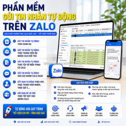 Phần mềm gửi tin nhắn tự động trên zalo