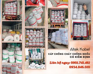 Phân phối cáp chống cháy altek kabel 2x0.75/2x1.0/2x1.5/2x2.5