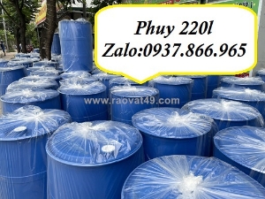 Phuy cũ, phuy nhựa, phuy nắp kín cũ, phuy làm bè, phuy làm nhà nổi