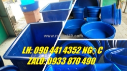 Pp thùng nhựa tròn 3000 lít nuôi cá, thùng chữ nhật 2000 lít có nắp, thùng nhựa vuông 00 lít đựng chất rắn