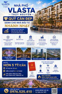 Quỹ căn giới hạn – chính sách bán hàng tốt nhất thị trường tại vlasta thủy nguyên