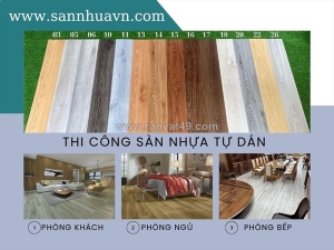 Sàn nhựa giá rẻ cho phòng trọ | tiết kiệm 30% chi phí