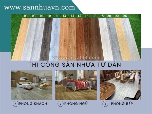 Sàn nhựa giá rẻ cho phòng trọ | tiết kiệm 30% chi phí