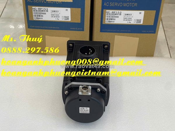 Servo motor hc-rp153 mitsubishi - hàng nhật chất lượng cao